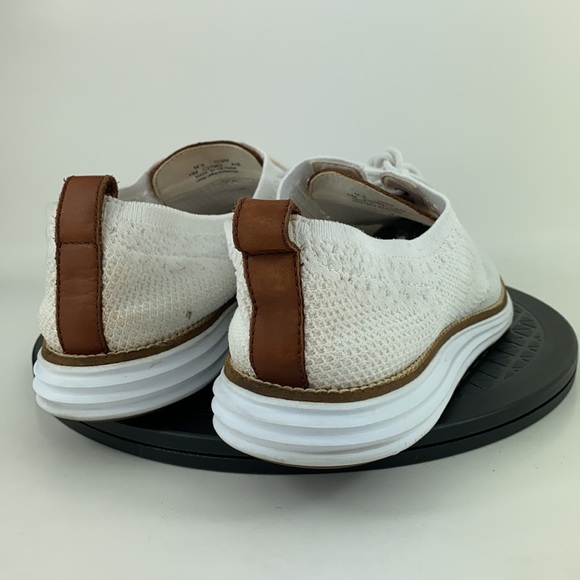 Cole Haan Original Grand Stitchlite Wingtip Oxford White C27963 Men's Size 10.5 - Picture 5 of 12